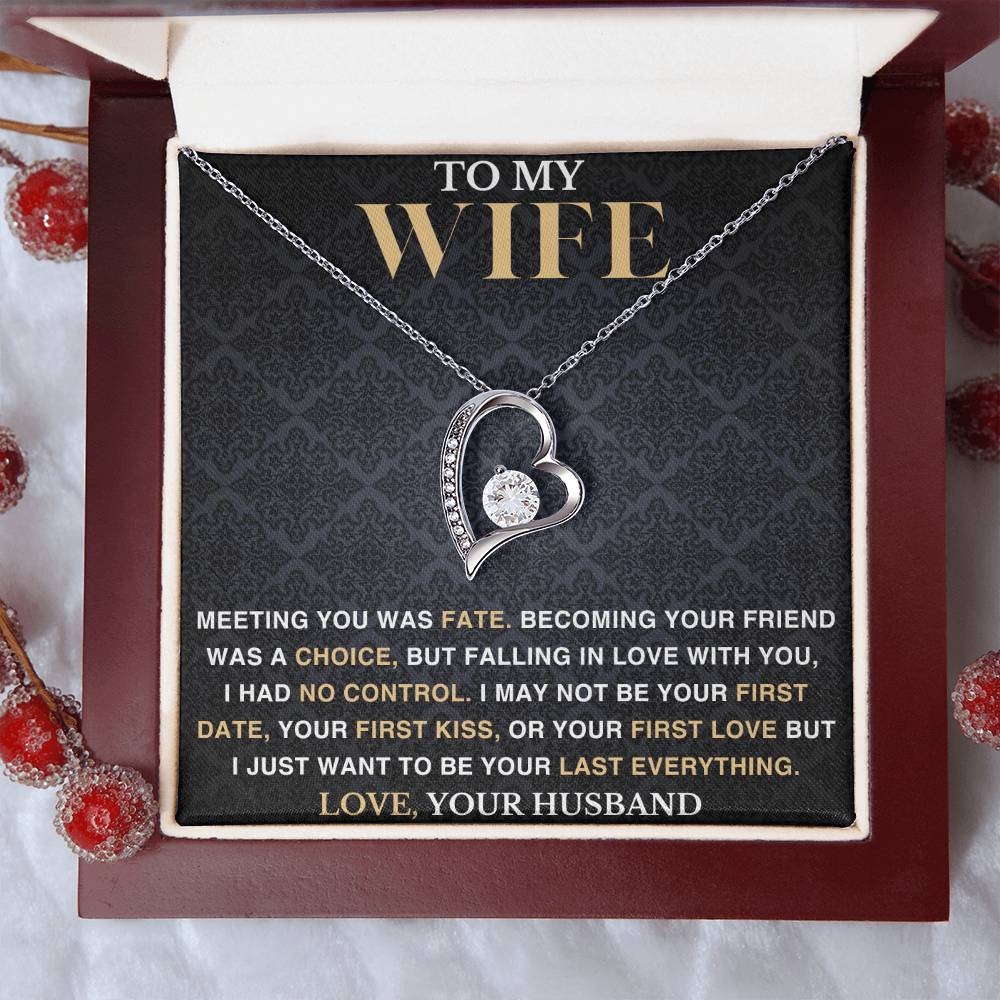 To My Wife - Meeting You Was Fate - Love Necklace