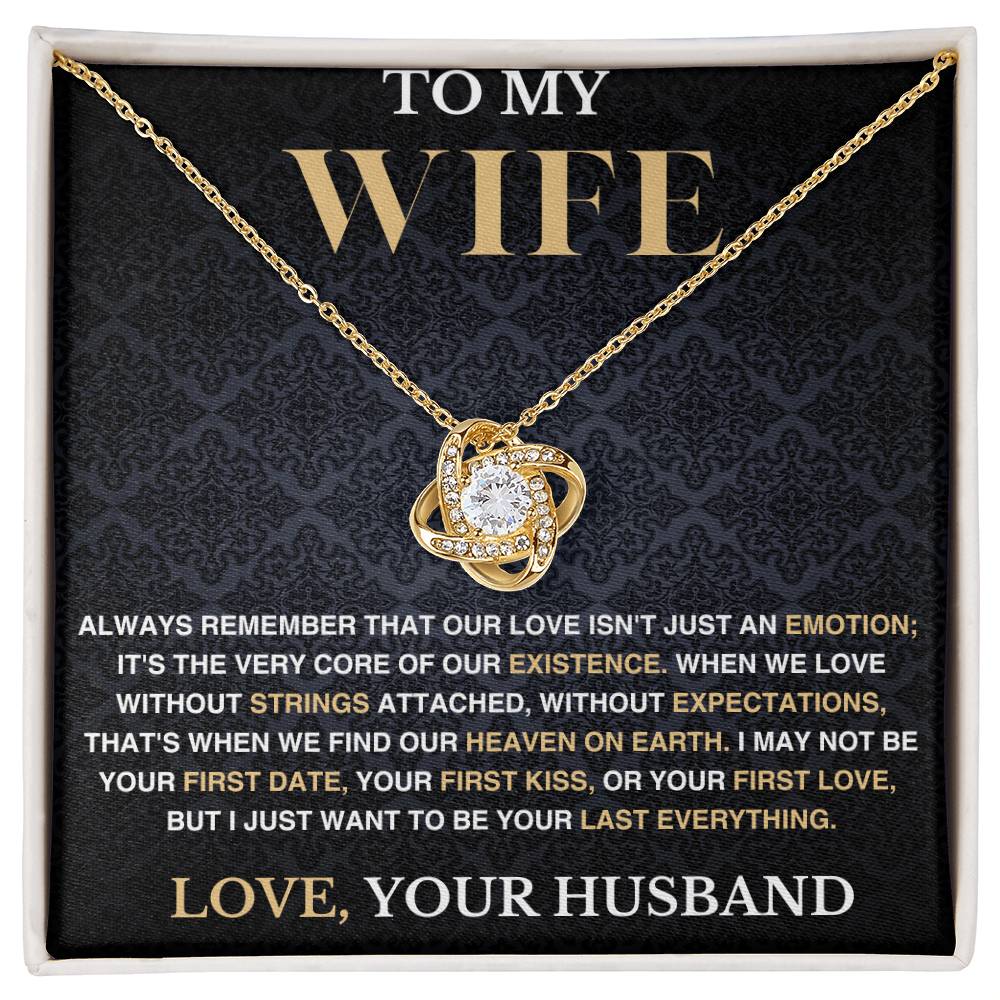 To My Wife - My Heaven On Earth - Love Necklace