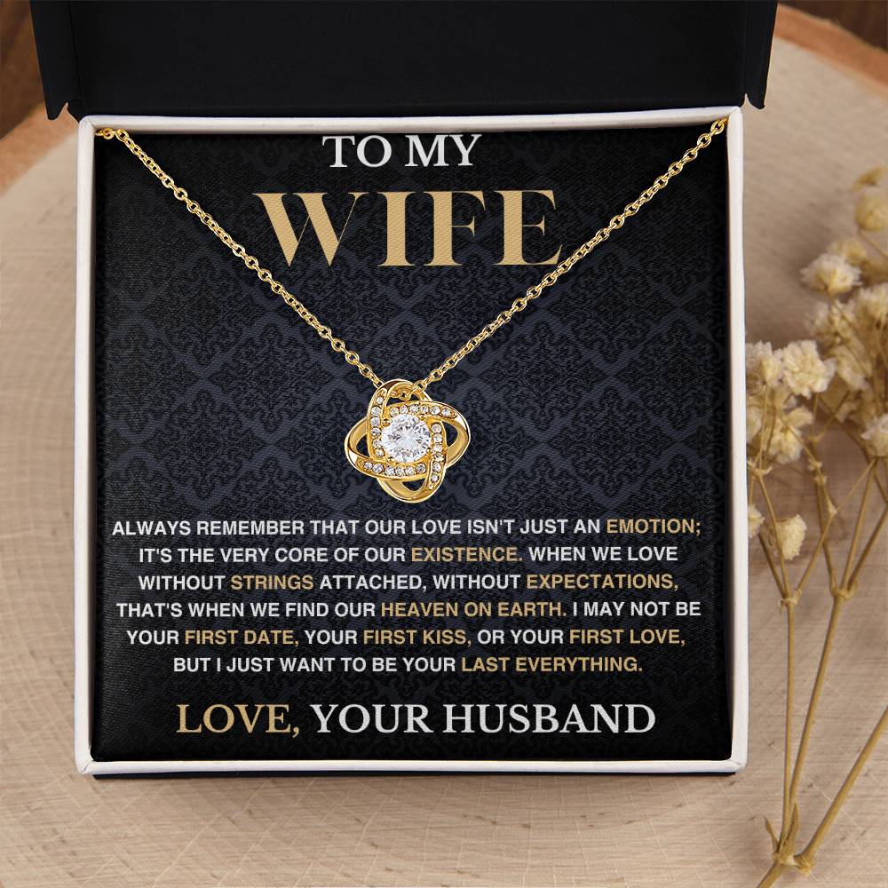 To My Wife - My Heaven On Earth - Love Necklace