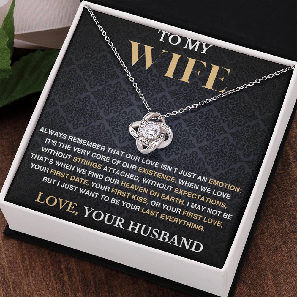 To My Wife - My Heaven On Earth - Love Necklace