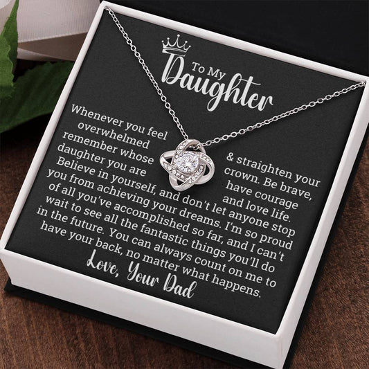 [ALMOST SOLD OUT] To My Daughter - My Dream - Love Necklace