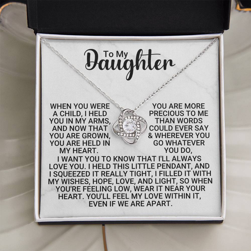 [ALMOST SOLD OUT] To My Daughter - Precious One - Love Necklace