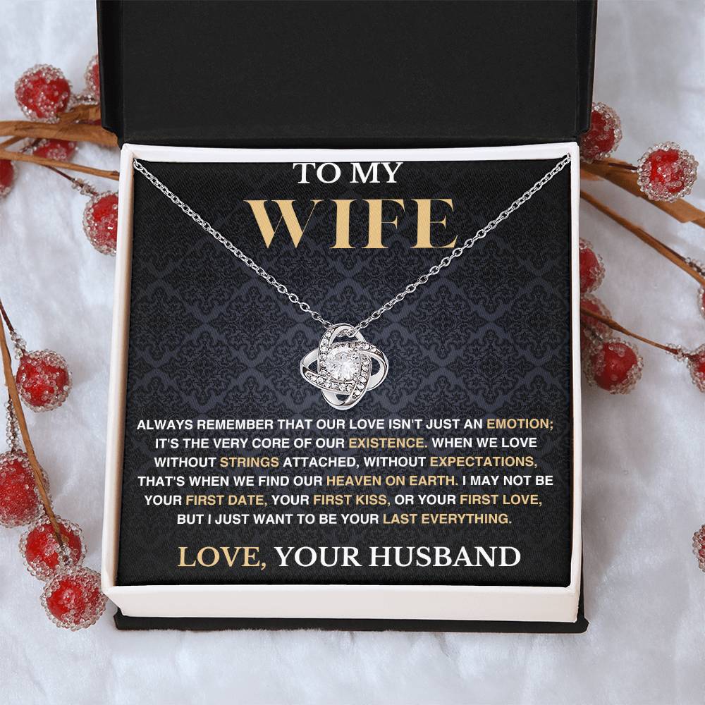 To My Wife - My Heaven On Earth - Love Necklace