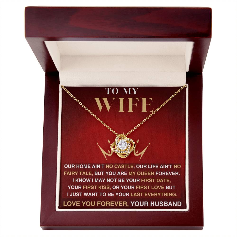 To My Wife - My Queen - Love Necklace