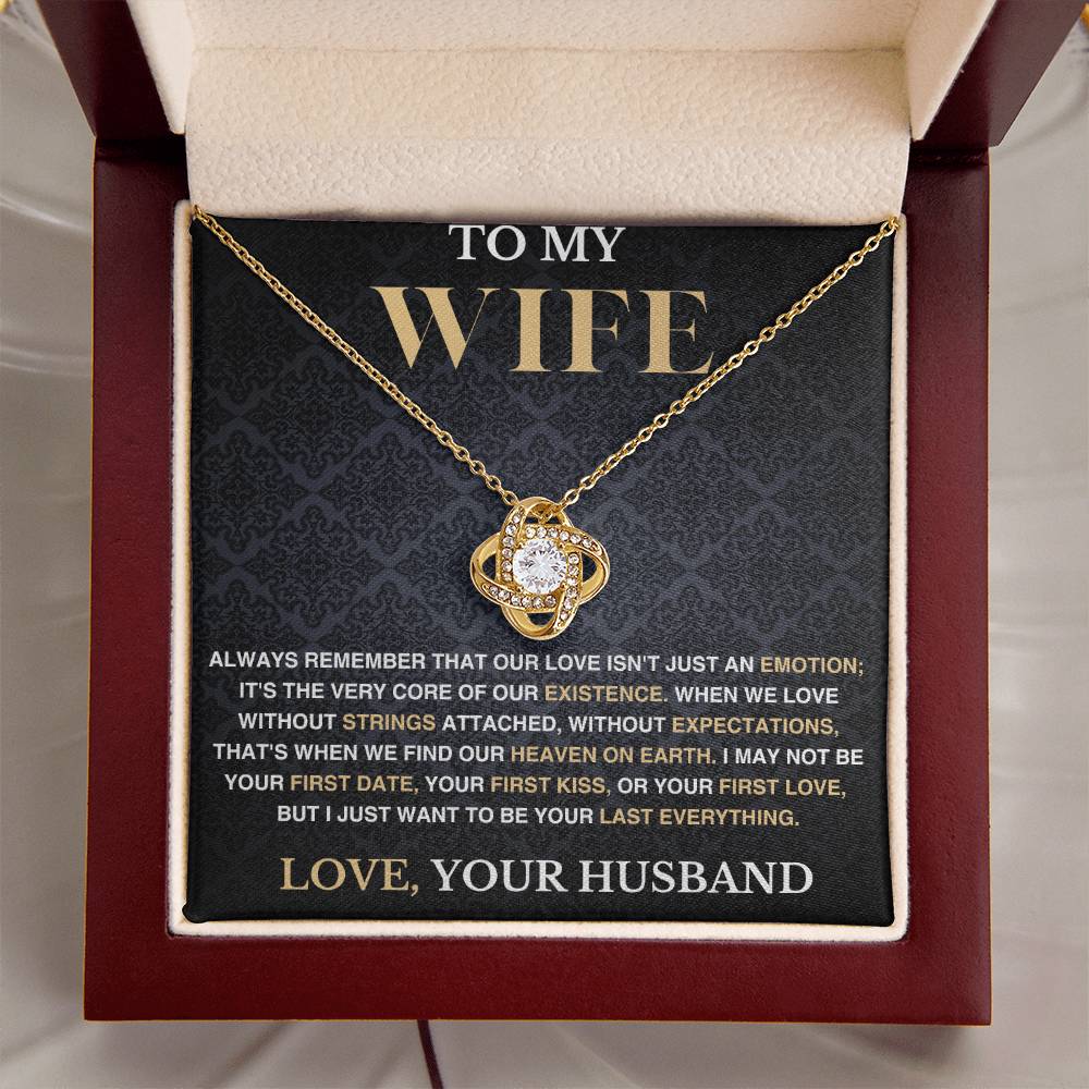 To My Wife - My Heaven On Earth - Love Necklace