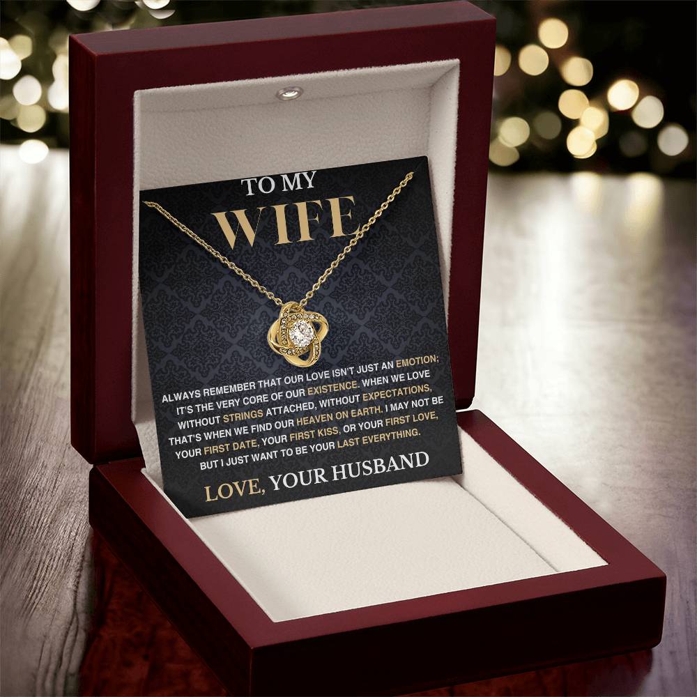 To My Wife - My Heaven On Earth - Love Necklace