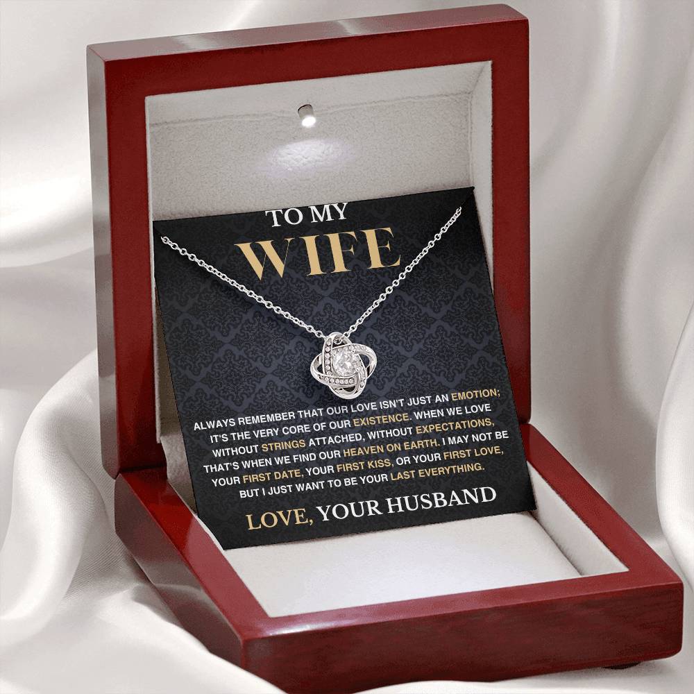 To My Wife - My Heaven On Earth - Love Necklace