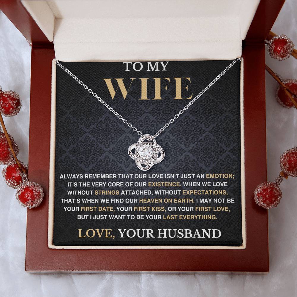 To My Wife - My Heaven On Earth - Love Necklace