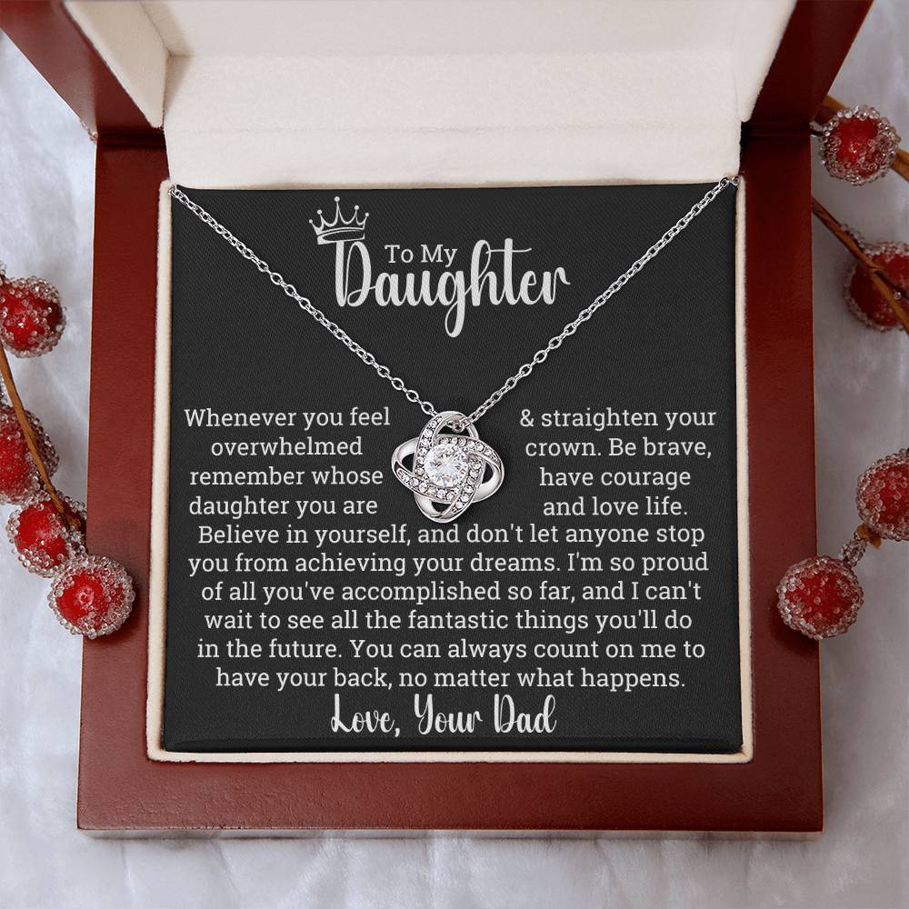 [ALMOST SOLD OUT] To My Daughter - My Dream - Love Necklace