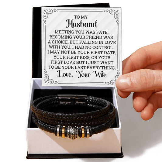 To My Husband - Fate - Men's Bracelet