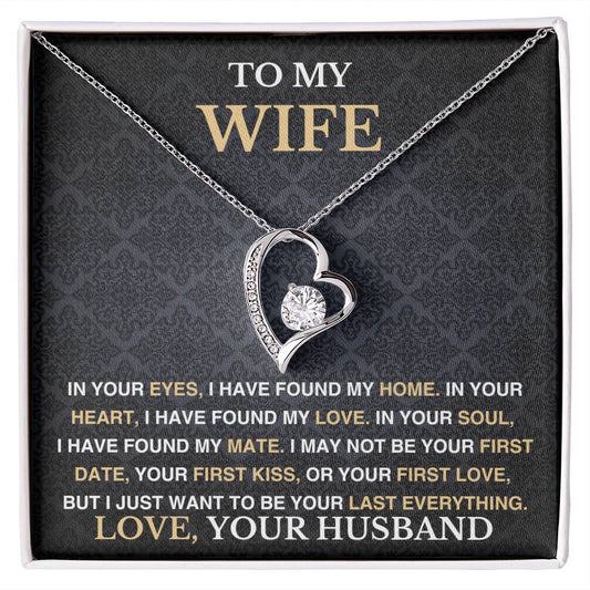 To My Wife - Last Everything - Love Necklace