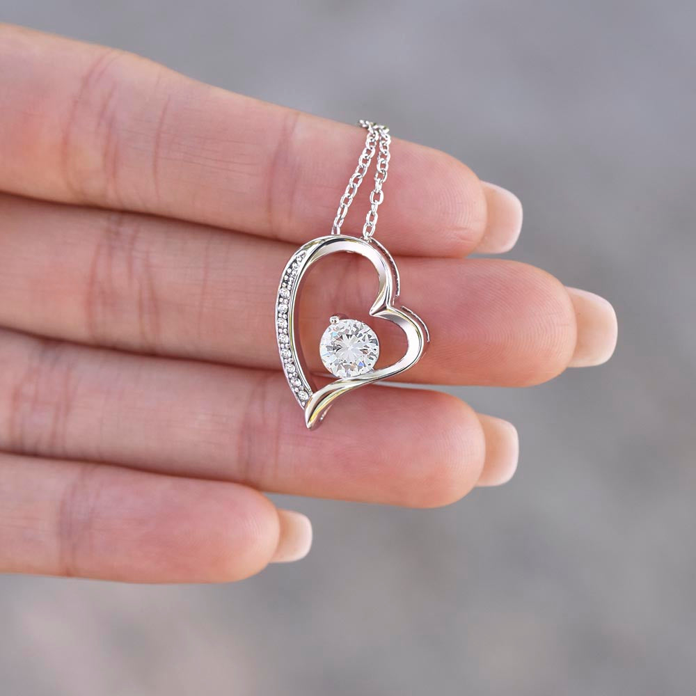 To My Daughter - My Light - Forever Love Necklace