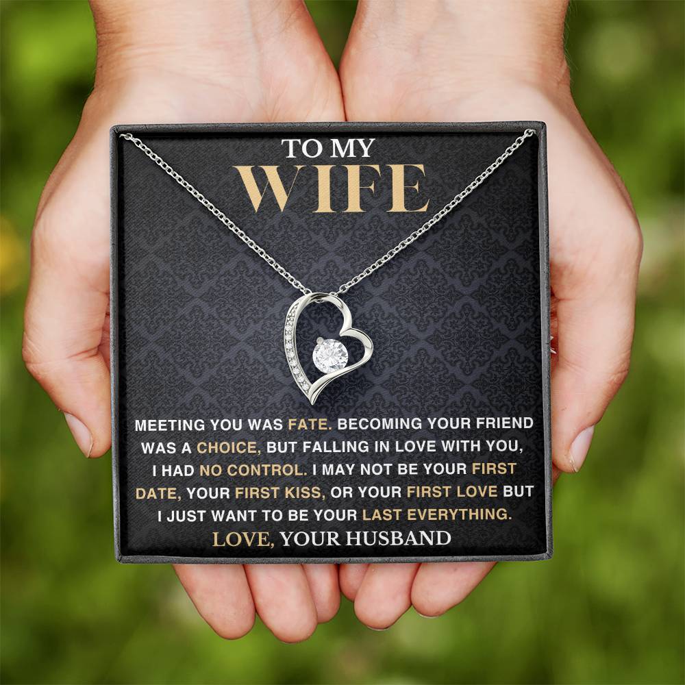 To My Wife - Meeting You Was Fate - Love Necklace